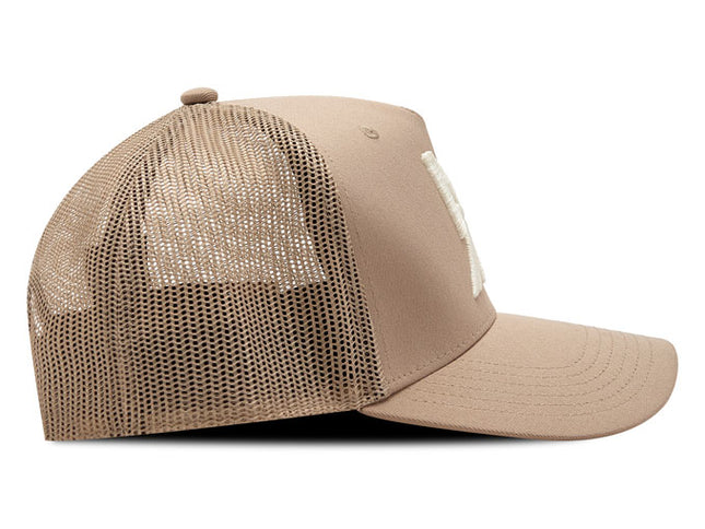 Gorra Atlético Nacional Oficial Beige Malla A/N