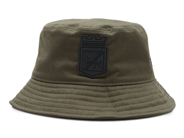 Gorro Atlético Nacional Oficial bucket hat verde militar