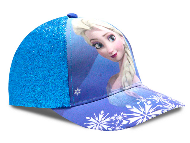 GORRA FROZEN ORIGINAL CON BRILLOS DE VISERA CURVA