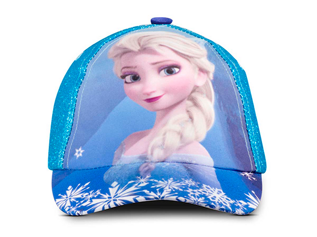 GORRA FROZEN ORIGINAL CON BRILLOS DE VISERA CURVA