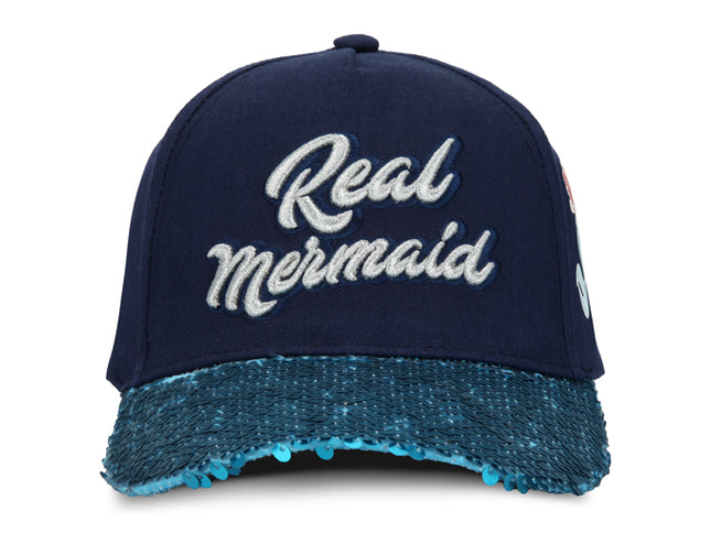 GORRA PRINCESAS DISNEY ORIGINAL ARIEL SIRENA LENTEJUELAS OC CAPS