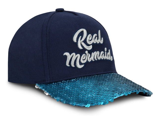 GORRA PRINCESAS DISNEY ORIGINAL ARIEL SIRENA LENTEJUELAS OC CAPS