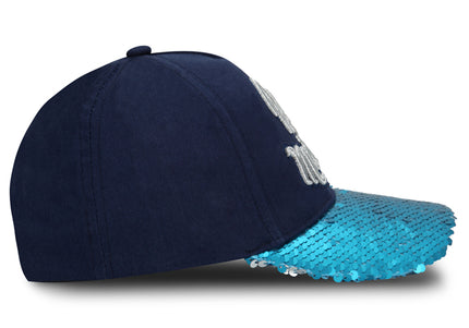 GORRA PRINCESAS DISNEY ORIGINAL ARIEL SIRENA LENTEJUELAS OC CAPS