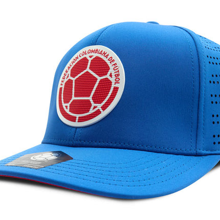 Gorra Oficial FCF Selección Colombia Deportiva negra FCFD-0224 azul