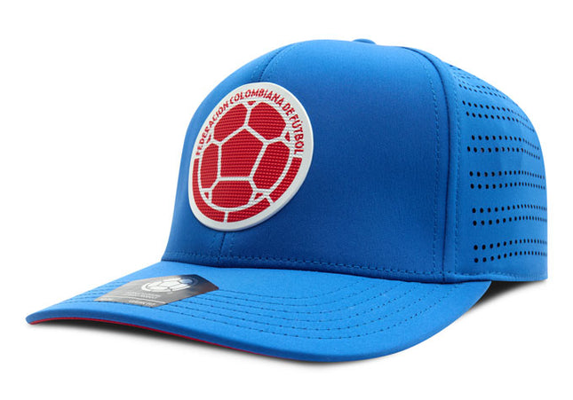 Gorra Oficial FCF Selección Colombia Deportiva negra FCFD-0224 azul