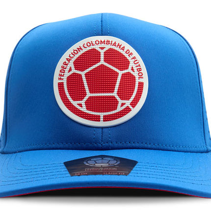 Gorra Oficial FCF Selección Colombia Deportiva negra FCFD-0224 azul