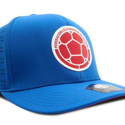 Gorra Oficial FCF Selección Colombia Deportiva negra FCFD-0224 azul