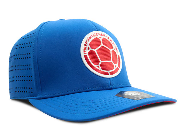 Gorra Oficial FCF Selección Colombia Deportiva negra FCFD-0224 azul