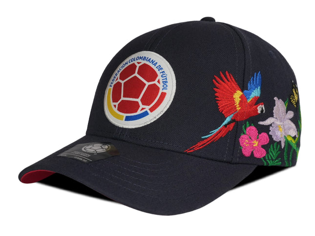 Gorra Oficial FCF Selección Colombia Guacamaya azul