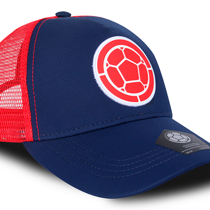 Gorra FCF oficial Selección Colombia Malla FCFE-0624 azul/rojo