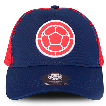 Gorra FCF oficial Selección Colombia Malla FCFE-0624 azul/rojo