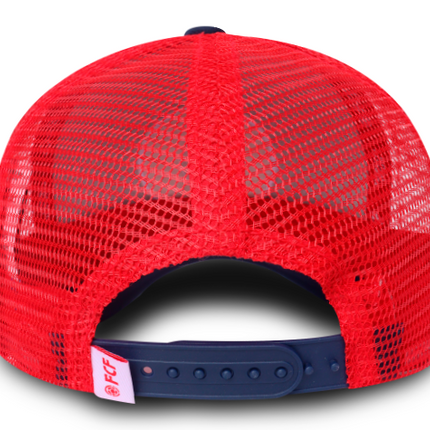 Gorra FCF oficial Selección Colombia Malla FCFE-0624 azul/rojo