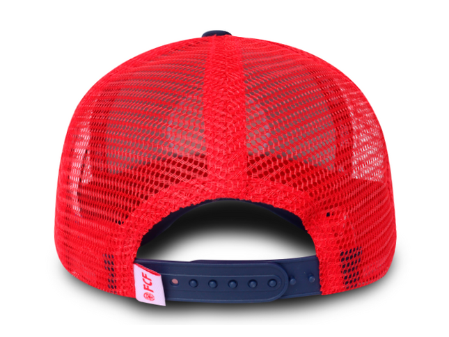 Gorra FCF oficial Selección Colombia Malla FCFE-0624 azul/rojo