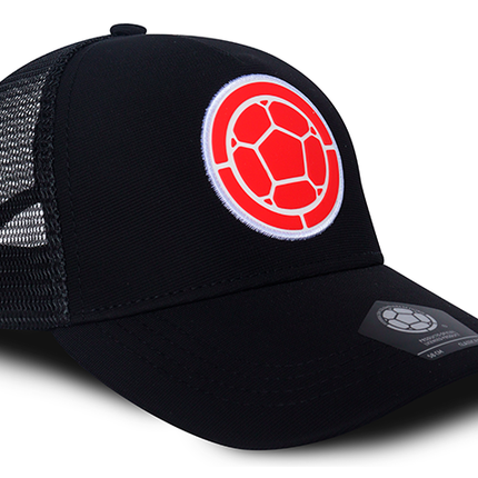 Gorra FCF oficial Selección Colombia Malla FCFE-0624 negro