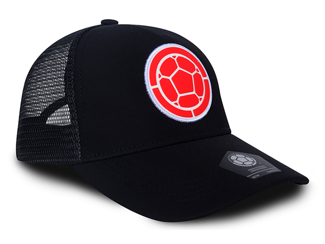 Gorra FCF oficial Selección Colombia Malla FCFE-0624 negro