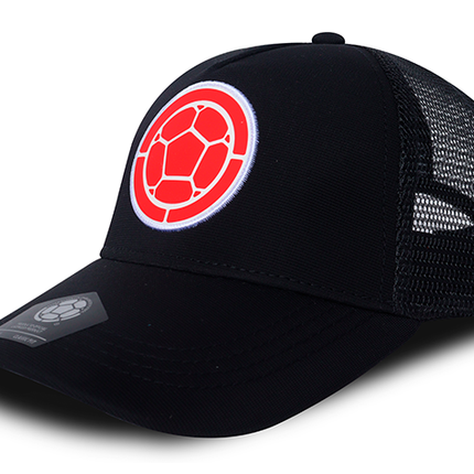 Gorra FCF oficial Selección Colombia Malla FCFE-0624 negro