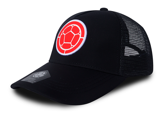 Gorra FCF oficial Selección Colombia Malla FCFE-0624 negro