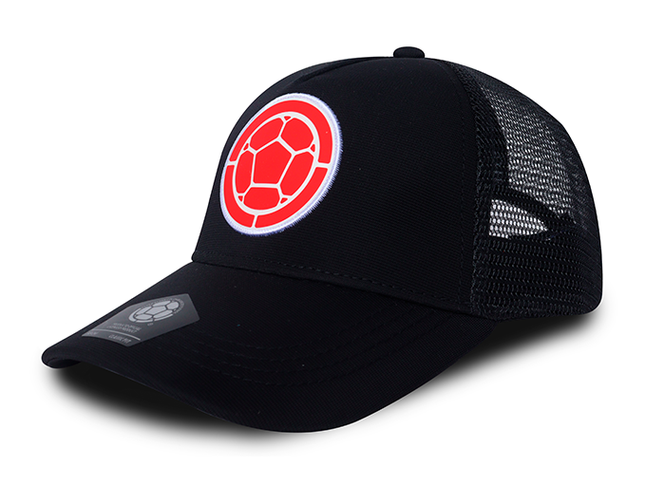 Gorra FCF oficial Selección Colombia Malla FCFE-0624 negro