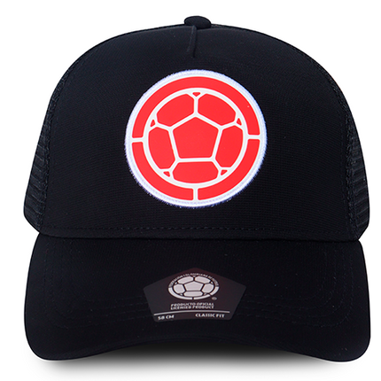 Gorra FCF oficial Selección Colombia Malla FCFE-0624 negro
