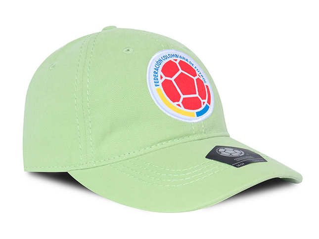 Gorra Oficial FCF Selección Colombia 2024 dad cap FCFE-0224 verde lima