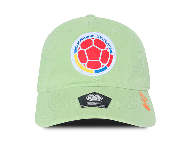 Gorra Oficial FCF Selección Colombia 2024 dad cap FCFE-0224 verde lima