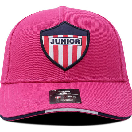 Gorra Junior FC Oficial Clásica 1924  FJL-001 fucsia