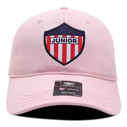 Gorra Junior FC Oficial dad cap FJL-006 rosa