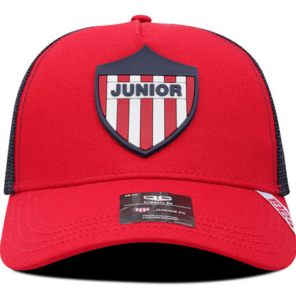 Gorra Junior FC Oficial de Malla FJL-007 rojo/azul