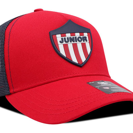 Gorra Junior FC Oficial de Malla FJL-007 rojo/azul