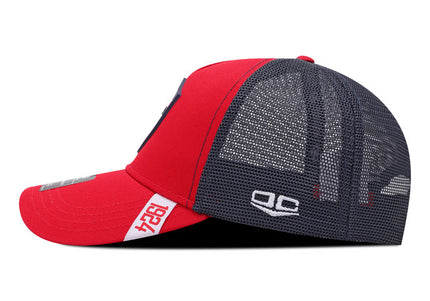 Gorra Junior FC Oficial de Malla FJL-007 rojo/azul