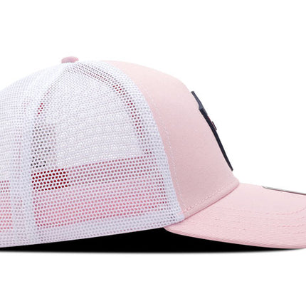 Gorra Junior FC Oficial de Malla FJL-007 rosa/blanco