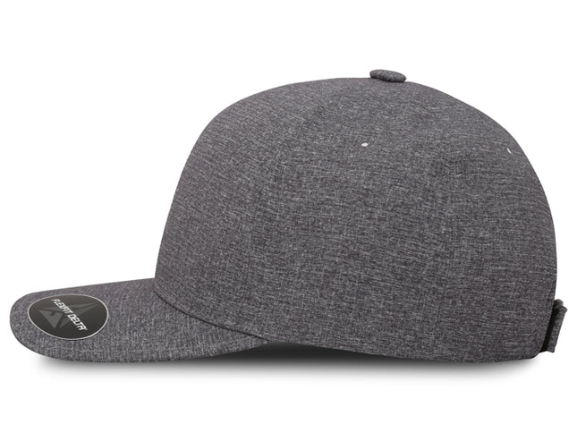 Gorra Flexfit Delta 180A Carbon Gris Oscuro Ajustable