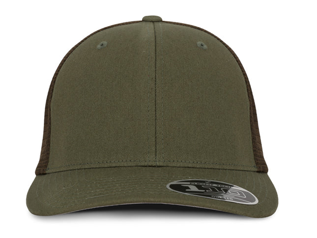 Gorra Flexfit 110M Mesh Verde Oliva Malla