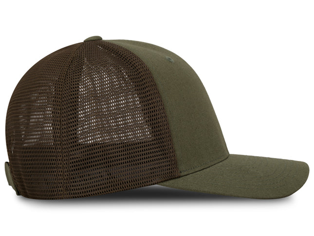 Gorra Flexfit 110M Mesh Verde Oliva Malla