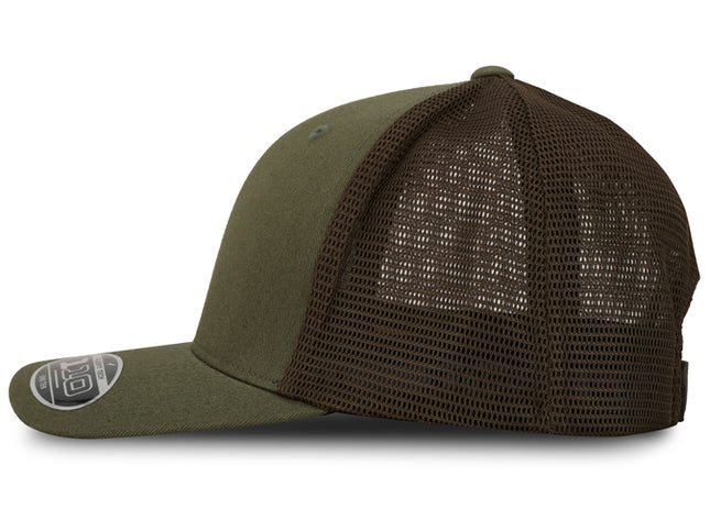Gorra Flexfit 110M Mesh Verde Oliva Malla