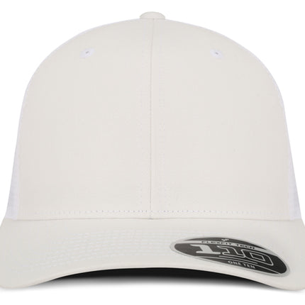 Gorra Flexfit 110M Mesh Blanca Malla