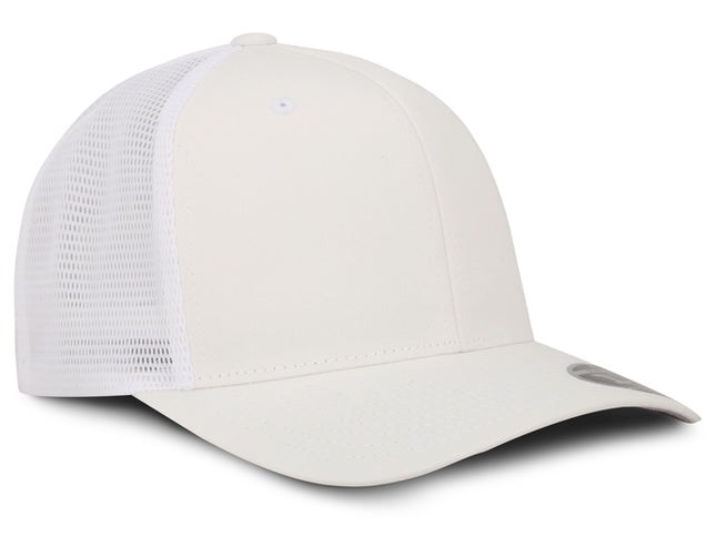 Gorra Flexfit 110M Mesh Blanca Malla