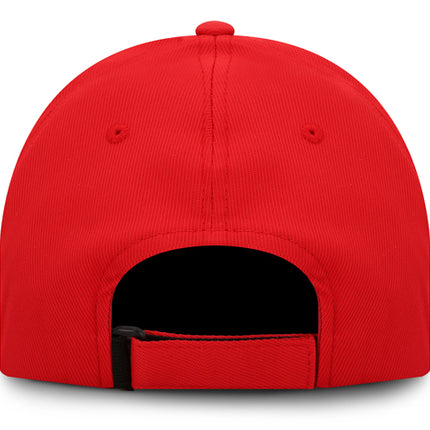 Gorra Flexfit 110 Tactel Velcro BK Rojo