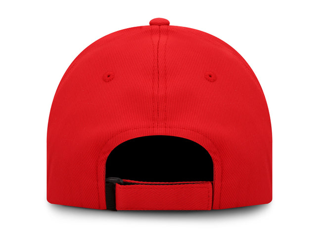 Gorra Flexfit 110 Tactel Velcro BK Rojo