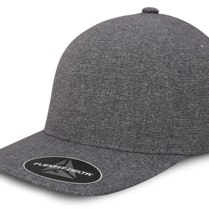 Gorra Flexfit Delta 180A Carbon Gris Oscuro Ajustable