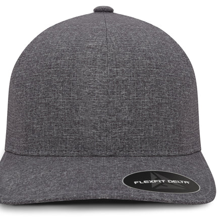 Gorra Flexfit Delta 180A Carbon Gris Oscuro Ajustable