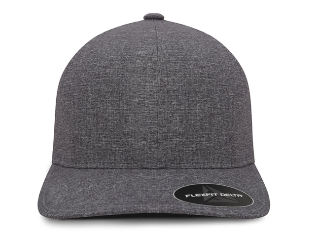 Gorra Flexfit Delta 180A Carbon Gris Oscuro Ajustable