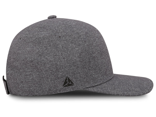 Gorra Flexfit Delta 180A Carbon Gris Oscuro Ajustable