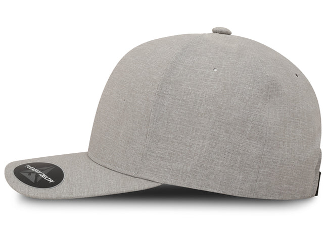 Gorra Flexfit Delta 180A Carbon Gris Claro Ajustable