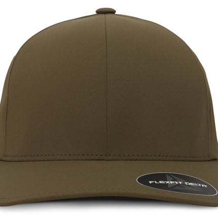 Gorra Flexfit Delta 180A Verde Oliva Ajustable