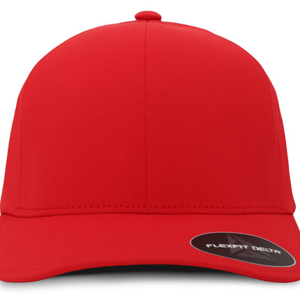 Gorra Flexfit Delta 180A Roja Ajustable