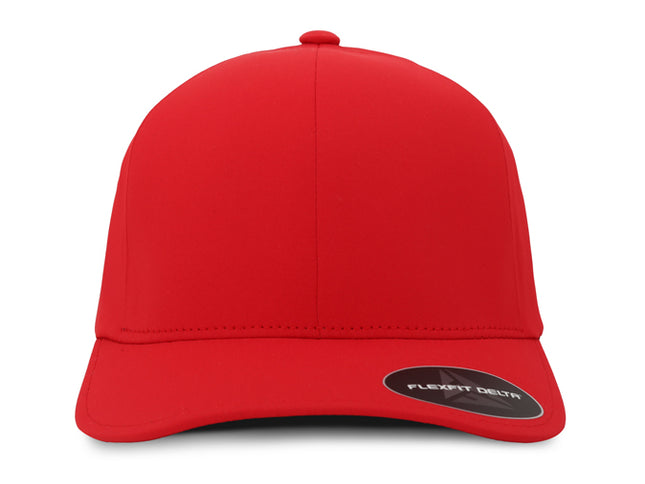 Gorra Flexfit Delta 180A Roja Ajustable
