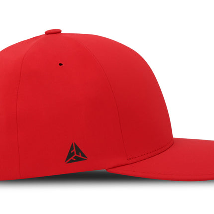 Gorra Flexfit Delta 180A Roja Ajustable
