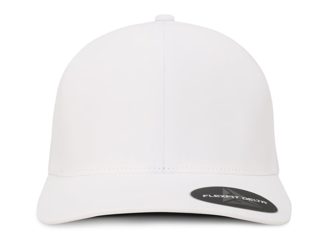Gorra Flexfit Delta 180A Blanca Ajustable