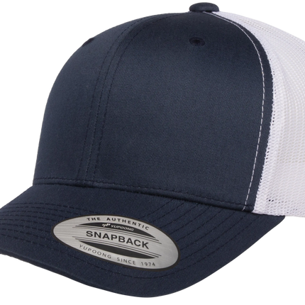 Gorra Flexfit 6606T Retro trucker Azul oscuro / Blanco